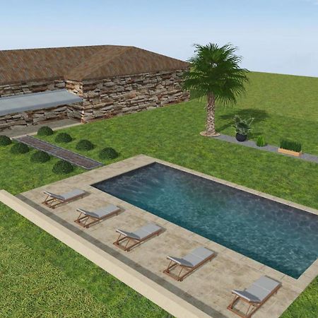 Entre Pierre Et Vigne - Charming Former Winery Farmhouse With Hot Tub & Swimming Pool Monestier  Bagian luar foto